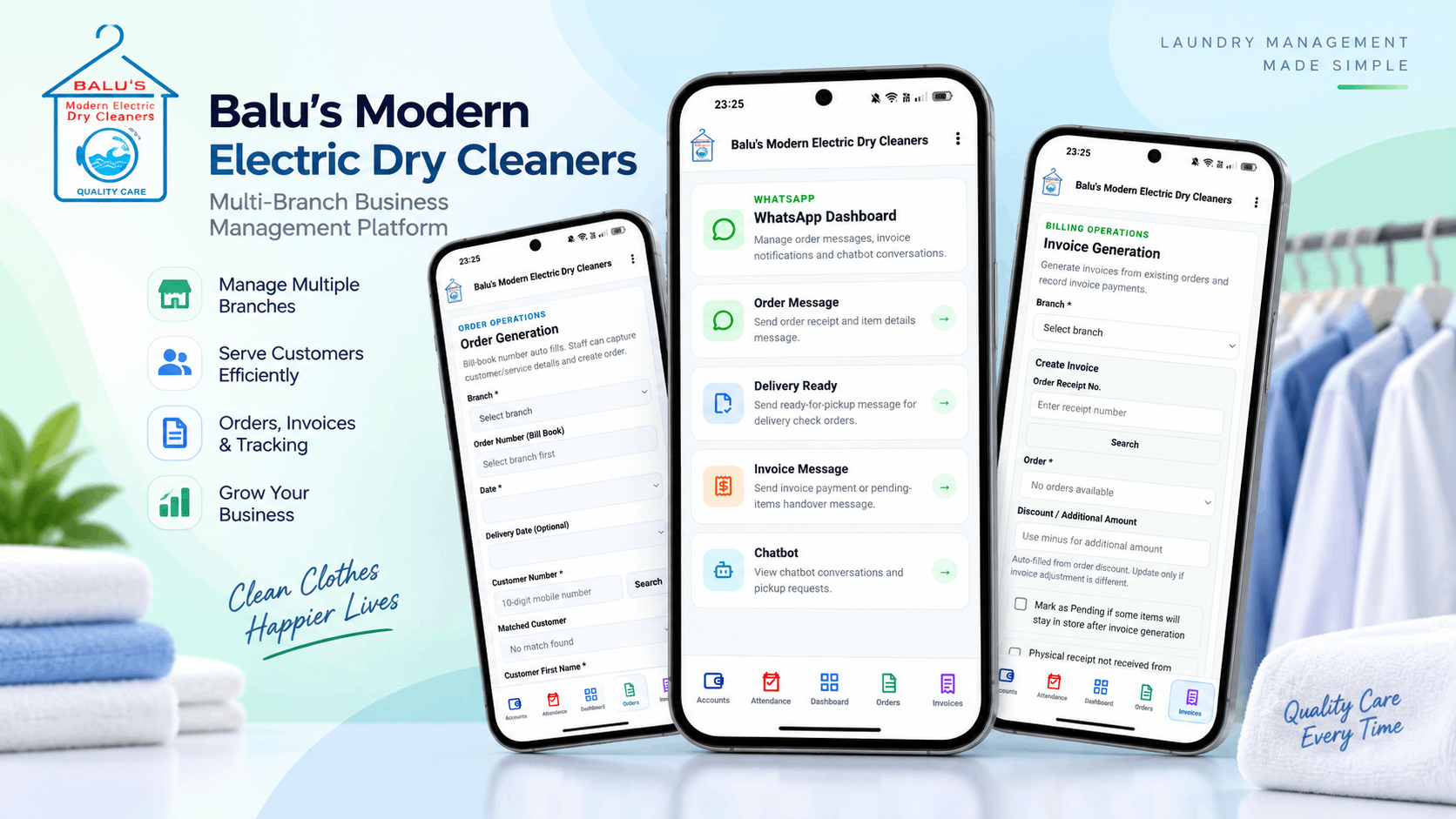 Modern Dry Cleaning & Laundry project